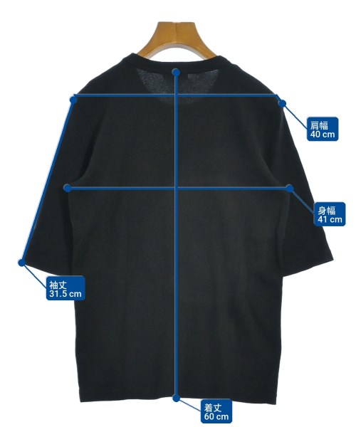 Chika Kisada - ChikaKisada(チカキサダ) 長袖カットソー サイズ1 S レディース - 黒 リベット Chika Kisada（チカキサダ）Tシャツ・カットソー 黒 サイズ:1(S位