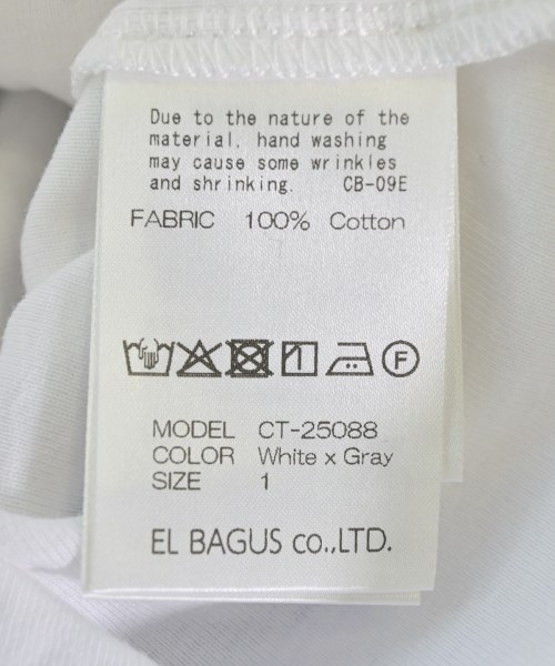 Chika Kisada（チカキサダ）Tシャツ・カットソー 白 サイズ:1(S位) レディース/2200699543125