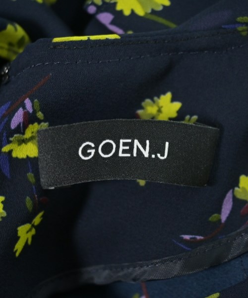 GOEN.J（ゴーエンジェイ）ブラウス 紺 サイズ:S レディース/2200705697224