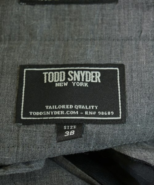 TODD SNYDER（トッド　スナイダー）その他 グレー サイズ:38(M位) メンズ/2200636017146