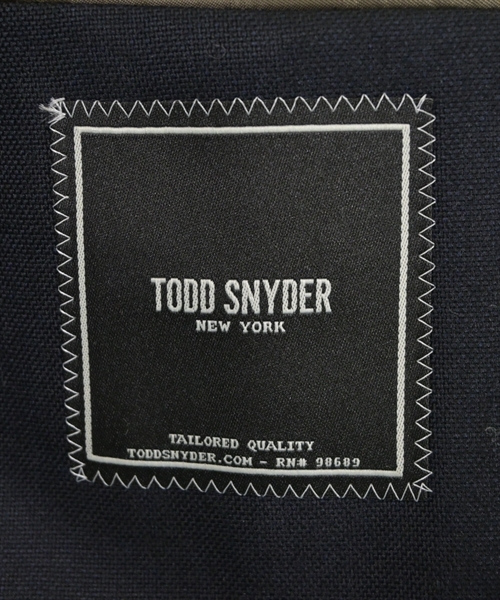 TODD SNYDER（トッド　スナイダー）カジュアルジャケット 紺 サイズ:34(XS位) メンズ/2200615629018