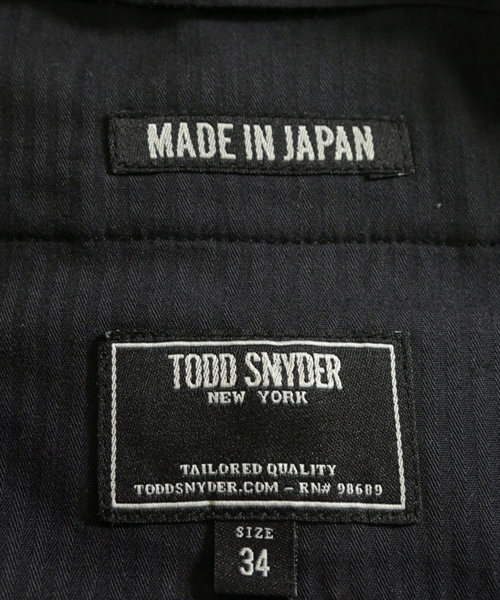 TODD SNYDER（トッド　スナイダー）スラックス 紺 サイズ:34(S位) メンズ/2200615629032