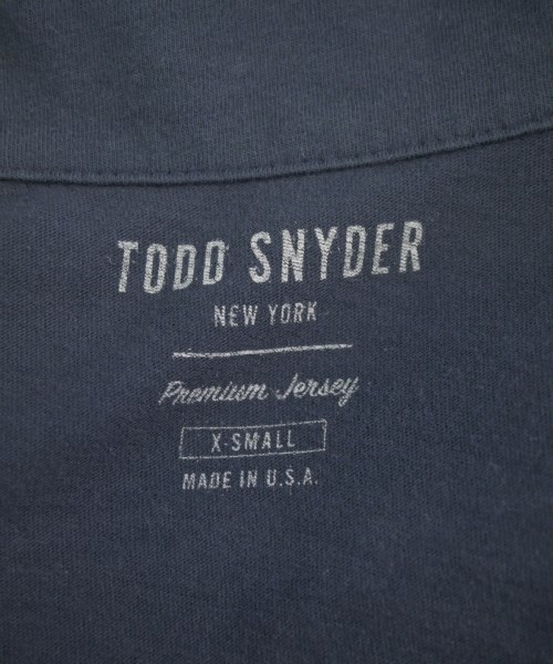 TODD SNYDER（トッド　スナイダー）カジュアルシャツ 紺 サイズ:XS メンズ/2200678477120