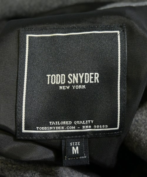 TODD SNYDER（トッド　スナイダー）チェスターコート グレー サイズ:M メンズ/2200681736016