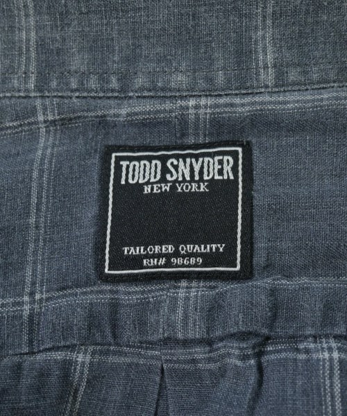 TODD SNYDER（トッド　スナイダー）カジュアルシャツ グレー サイズ:M メンズ/2200713977066