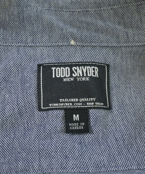 TODD SNYDER（トッド　スナイダー）カジュアルシャツ 紺 サイズ:M メンズ/2200713977134