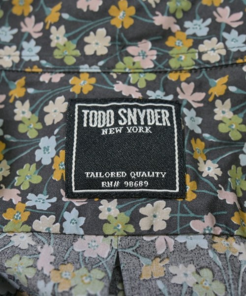 TODD SNYDER（トッド　スナイダー）カジュアルシャツ 紺 サイズ:M メンズ/2200713977158