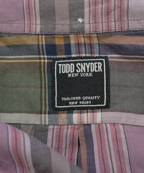 TODD SNYDER（トッド　スナイダー）カジュアルシャツ ピンク サイズ:M メンズ/2200713977172