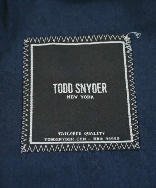 TODD SNYDER（トッド　スナイダー）テーラードジャケット 紺 サイズ:40(XL位) メンズ/2200713977219