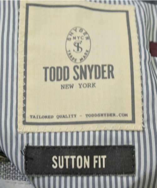 TODD SNYDER（トッド　スナイダー）テーラードジャケット グレー サイズ:40(XL位) メンズ/2200713977233