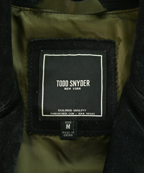 TODD SNYDER（トッド　スナイダー）ライダース 黒 サイズ:M メンズ/2200714090160