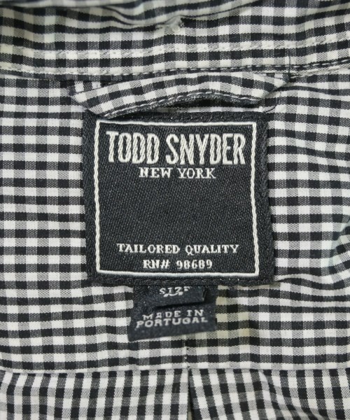 TODD SNYDER（トッド　スナイダー）カジュアルシャツ 黒 サイズ:M メンズ/2200719295010