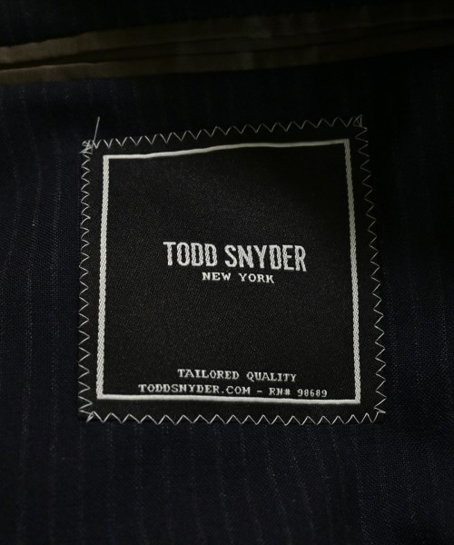 TODD SNYDER（トッド　スナイダー）テーラードジャケット 紺 サイズ:34(XS位) レディース/2200704584044