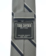TODD SNYDER（トッド　スナイダー）ネクタイ グレー サイズ:- メンズ/2200720341348