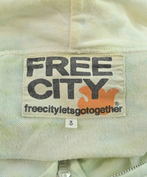 FREE CITY（フリーシティー）パーカー 緑 サイズ:3(L位) レディース/2200620884105