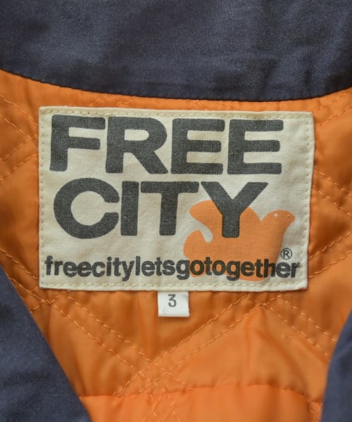 FREE CITY（フリーシティー）カジュアルシャツ 紺 サイズ:3(L位) メンズ/2200684522128