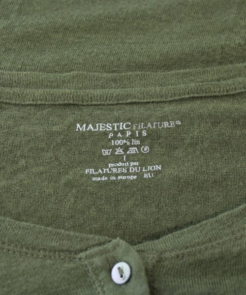 MAJESTIC FILATURES（マジェスティックフィラチュール）Tシャツ・カットソー 緑 サイズ:1(S位) レディース/2200642017062