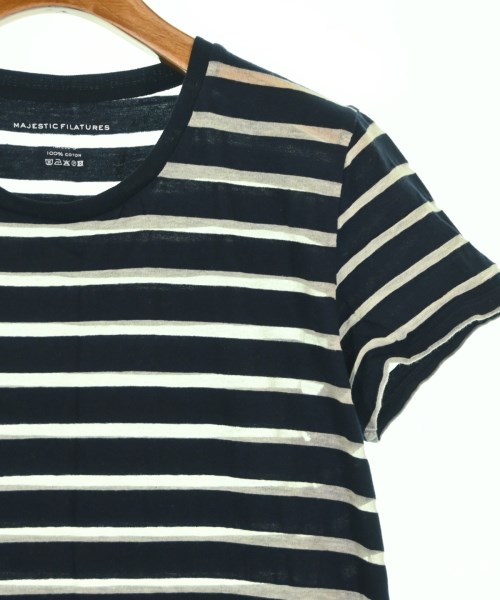 MAJESTIC FILATURES（マジェスティックフィラチュール）Tシャツ・カットソー 紺 サイズ:3(L位) レディース/2200703254016
