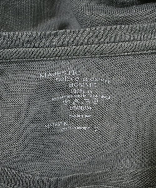 MAJESTIC FILATURES（マジェスティックフィラチュール）ニット・セーター グレー サイズ:M メンズ/2200704435322