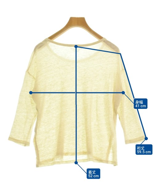 MAJESTIC FILATURES（マジェスティックフィラチュール）Tシャツ・カットソー ベージュ サイズ:1(S位) レディース/2200724092024