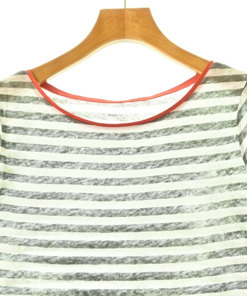 MAJESTIC FILATURES（マジェスティックフィラチュール）Tシャツ・カットソー 白 サイズ:-(S位) レディース/2200684421087