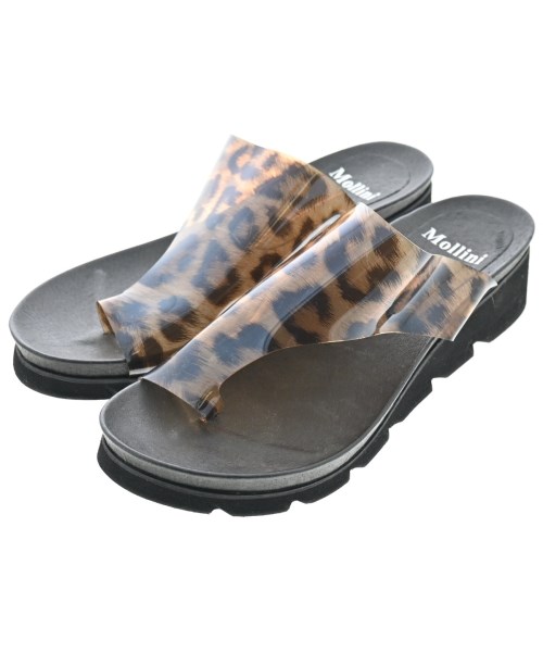 Mollini(モリーニ)サンダル 茶 サイズ:EU36(22.5cm位)/2200643282094