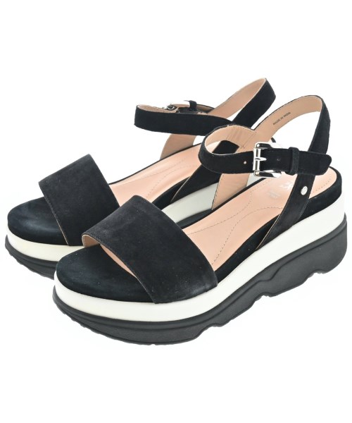 GEOX(ジェオックス)サンダル 黒 サイズ:EU38 1/2(25cm位)/2200640423032