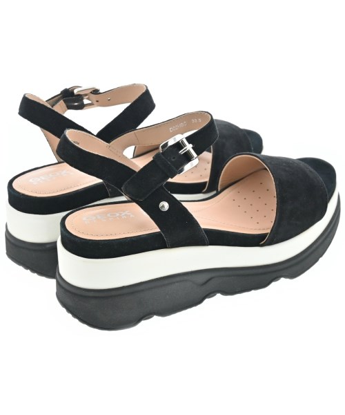 GEOX（ジェオックス）サンダル 黒 サイズ:EU38 1/2(25cm位) レディース/2200640423032