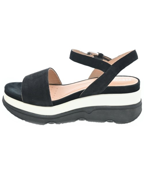GEOX（ジェオックス）サンダル 黒 サイズ:EU38 1/2(25cm位) レディース/2200640423032