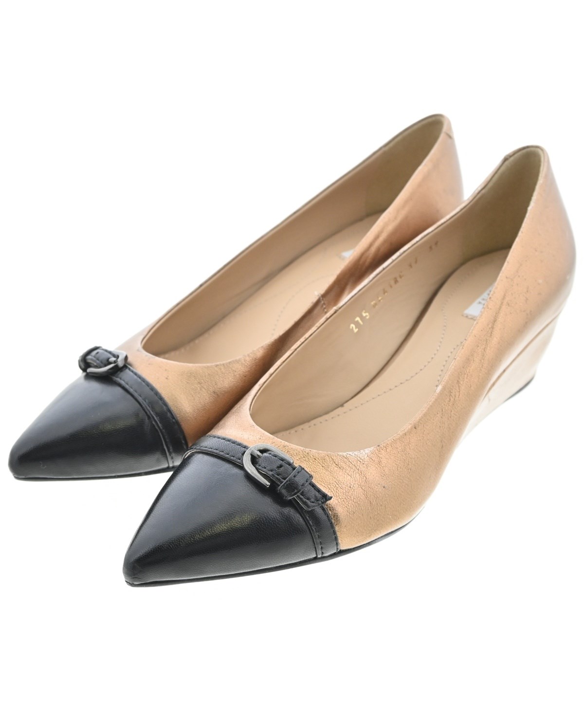 GEOX（ジェオックス）パンプス ゴールド サイズ:EU37(23.5cm位 