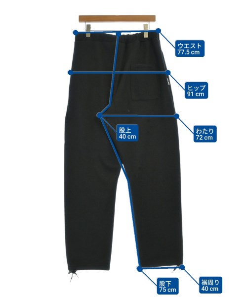 SUPERTHANKS（スーパーサンクス）スウェットパンツ 黒 サイズ:M メンズ/2200641010026