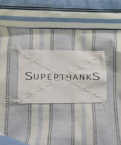 SUPERTHANKS（スーパーサンクス）カジュアルシャツ 青 サイズ:M メンズ/2200532874065