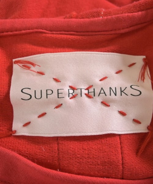 SUPERTHANKS（スーパーサンクス）パーカー 赤 サイズ:M メンズ/2200629669031