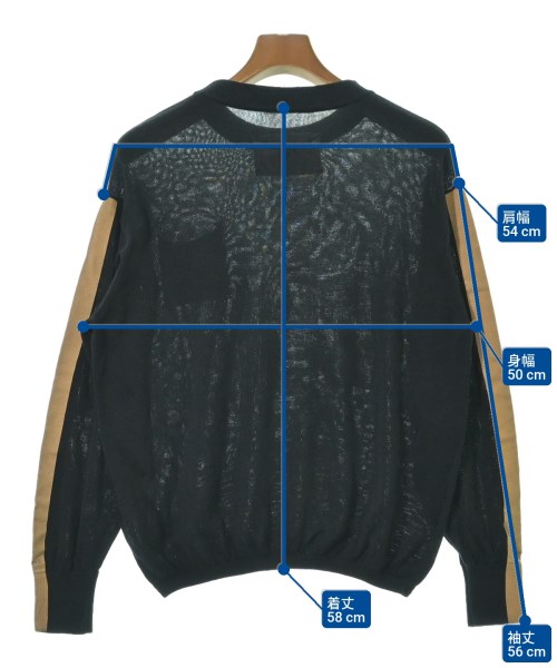 SUPERTHANKS（スーパーサンクス）ニット・セーター 黒 サイズ:S メンズ/2200630219300