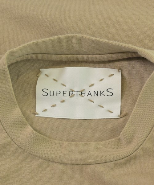 SUPERTHANKS（スーパーサンクス）Tシャツ・カットソー ベージュ サイズ:S メンズ/2200701750039