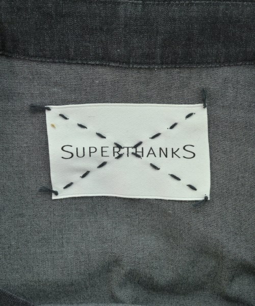 SUPERTHANKS（スーパーサンクス）カジュアルシャツ グレー サイズ:M メンズ/2200653357355