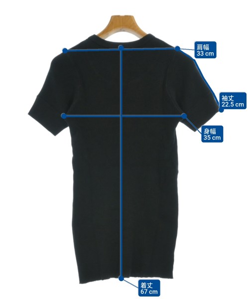 v::room（ヴィルーム）Tシャツ・カットソー 黒 サイズ:1(S位) メンズ/2200665656583