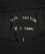 v::room（ヴィルーム）Tシャツ・カットソー 黒 サイズ:1(S位) メンズ/2200665656583