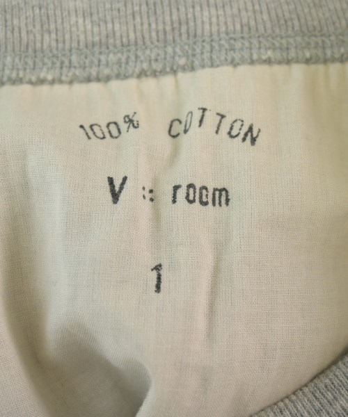 v::room（ヴィルーム）Tシャツ・カットソー グレー サイズ:1(S位) メンズ/2200665656590