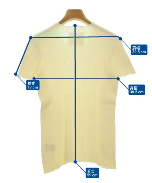 v::room（ヴィルーム）Tシャツ・カットソー 白 サイズ:1(S位) レディース/2200606011181