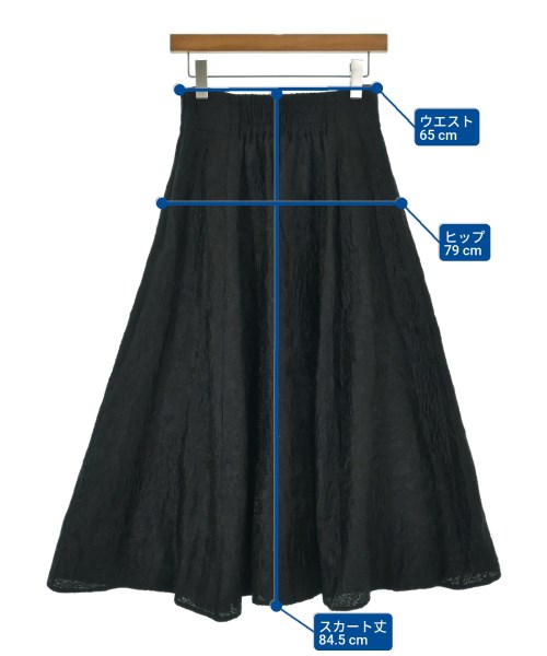 Noela（ノエラ）ロング・マキシ丈スカート 黒 サイズ:S レディース/2200644394062