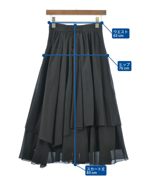 Noela（ノエラ）ロング・マキシ丈スカート 黒 サイズ:S レディース/2200668963022