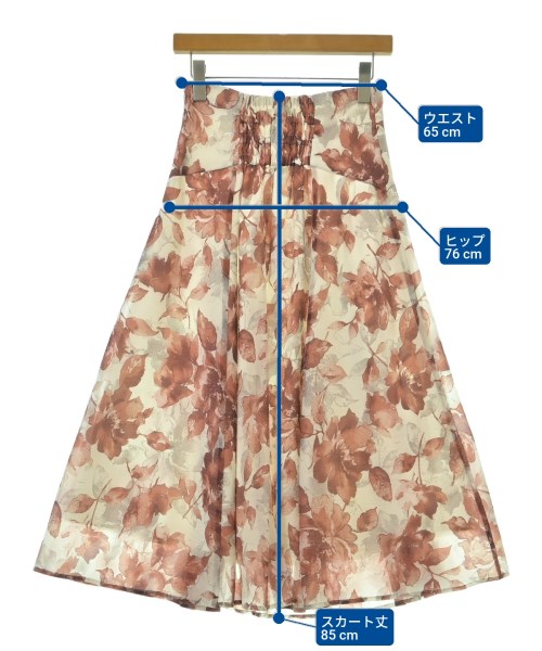 Noela（ノエラ）ロング・マキシ丈スカート 赤 サイズ:M レディース/2200670818020