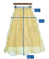 Noela（ノエラ）ロング・マキシ丈スカート 黄 サイズ:S レディース/2200634786075