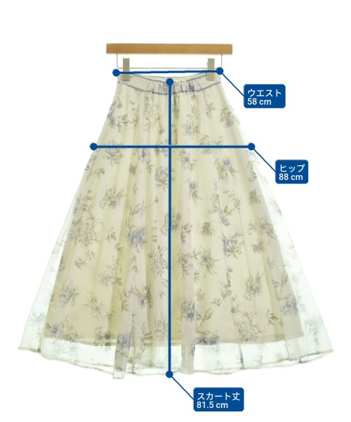 Noela（ノエラ）ロング・マキシ丈スカート グレー サイズ:S レディース/2200639517025