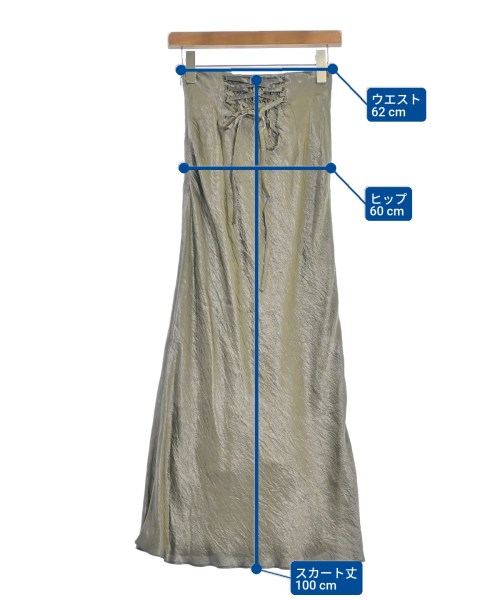 Noela（ノエラ）ロング・マキシ丈スカート グレー サイズ:S レディース/2200664068011