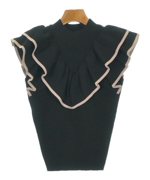 Noela(ノエラ)ベスト/ノースリーブ 黒 サイズ:F/2200664844042