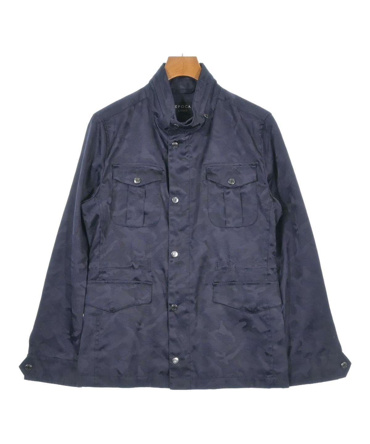 EPOCA UOMO（エポカウォモ）ミリタリーブルゾン 紺 サイズ:46(M位