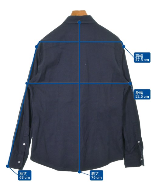 EPOCA UOMO（エポカウォモ）カジュアルシャツ 紺 サイズ:50(XL位) メンズ/2200631285038