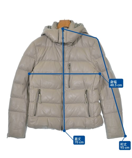 EPOCA UOMO（エポカウォモ）ダウンジャケット/ダウンベスト ベージュ サイズ:50(XL位) メンズ/2200629117013